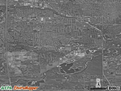 Zip code 50265 satellite photo by USGS