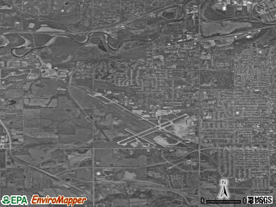 Zip code 50321 satellite photo by USGS