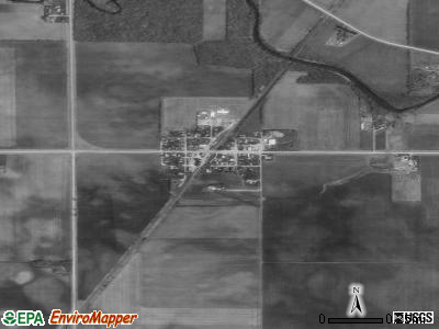Zip code 50426 satellite photo by USGS