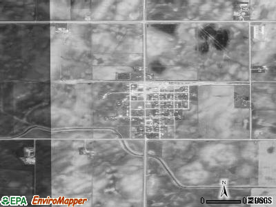 Zip code 50431 satellite photo by USGS