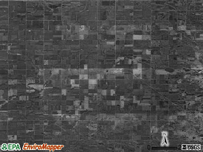 Zip code 50447 satellite photo by USGS