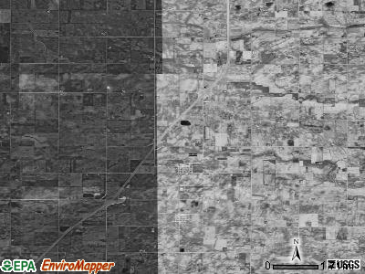 Zip code 50452 satellite photo by USGS