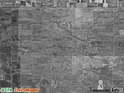 Zip code 50455 satellite photo by USGS