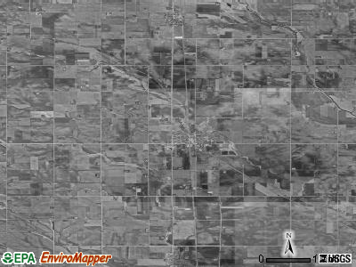 Zip code 50456 satellite photo by USGS