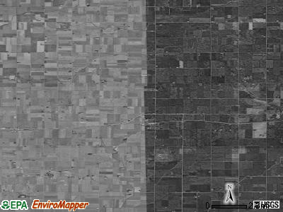Zip code 50483 satellite photo by USGS