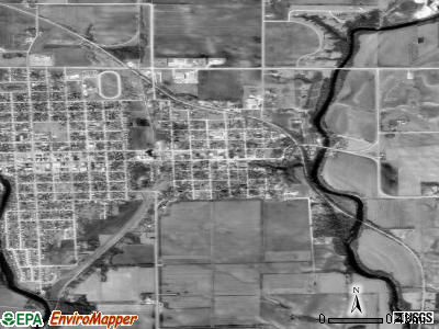 Zip code 50529 satellite photo by USGS