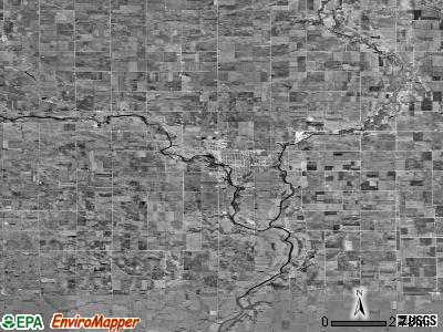 Zip code 50548 satellite photo by USGS