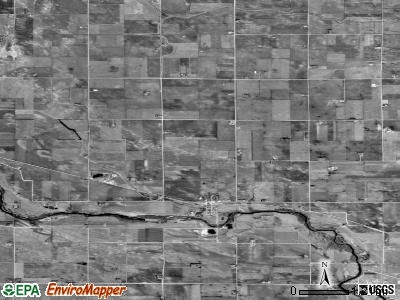 Zip code 50582 satellite photo by USGS