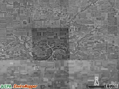 Zip code 50585 satellite photo by USGS
