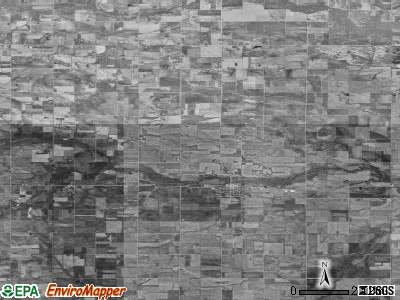 Zip code 50604 satellite photo by USGS