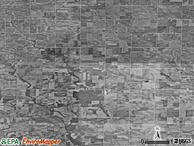 Zip code 50607 satellite photo by USGS
