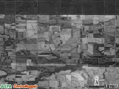 Zip code 50612 satellite photo by USGS