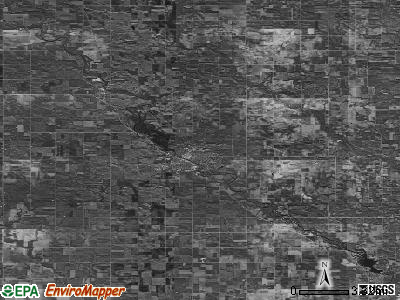 Zip code 50616 satellite photo by USGS