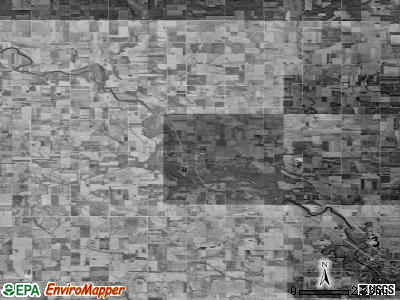 Zip code 50619 satellite photo by USGS