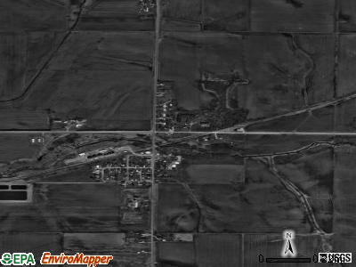Zip code 50623 satellite photo by USGS