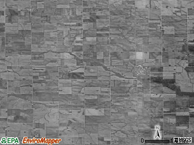 Zip code 50624 satellite photo by USGS