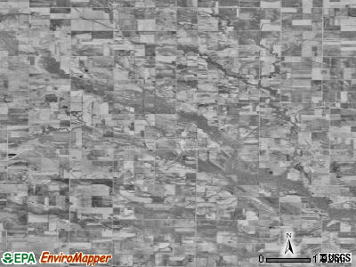 Zip code 50625 satellite photo by USGS