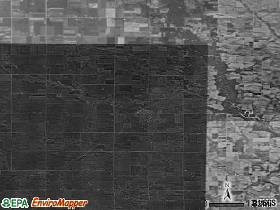 Zip code 50626 satellite photo by USGS