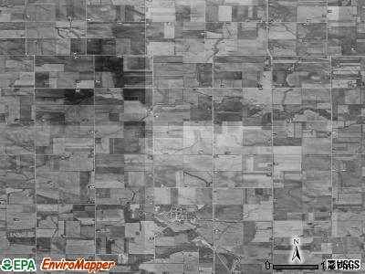 Zip code 50642 satellite photo by USGS