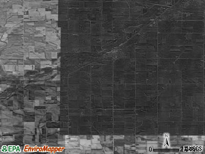 Zip code 50643 satellite photo by USGS