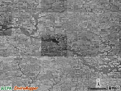 Zip code 50644 satellite photo by USGS