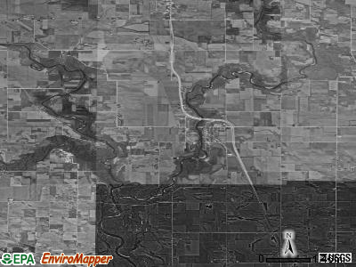 Zip code 50647 satellite photo by USGS