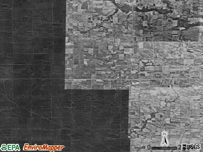 Zip code 50648 satellite photo by USGS