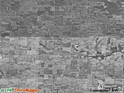 Zip code 50650 satellite photo by USGS
