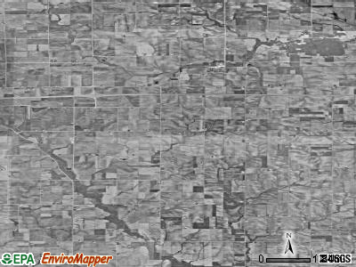 Zip code 50654 satellite photo by USGS