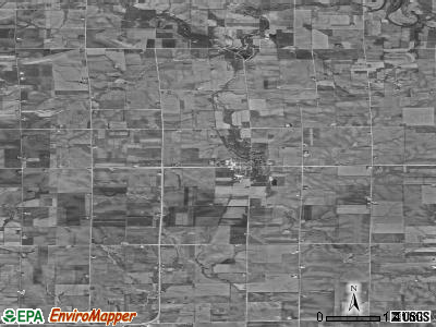 Zip code 50655 satellite photo by USGS
