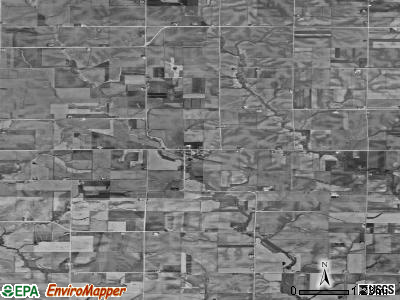 Zip code 50671 satellite photo by USGS