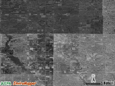Zip code 50674 satellite photo by USGS