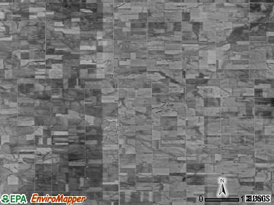 Zip code 50680 satellite photo by USGS