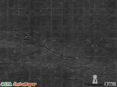 Zip code 50703 satellite photo by USGS