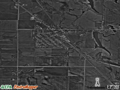 Zip code 50706 satellite photo by USGS