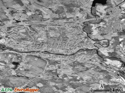 Zip code 06226 satellite photo by USGS