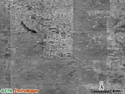 Zip code 50830 satellite photo by USGS