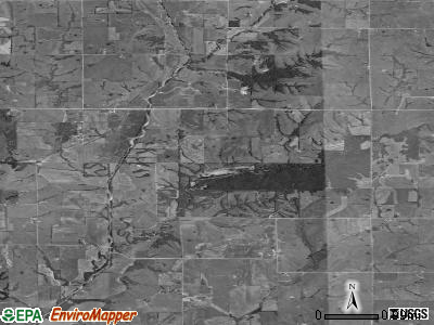 Zip code 50835 satellite photo by USGS