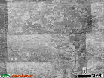 Zip code 50837 satellite photo by USGS
