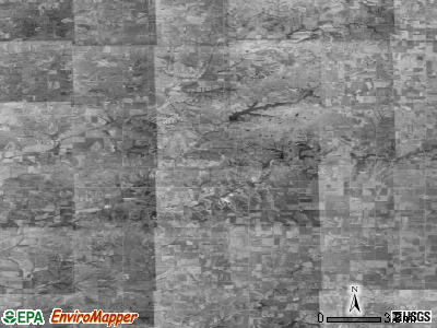Zip code 50841 satellite photo by USGS
