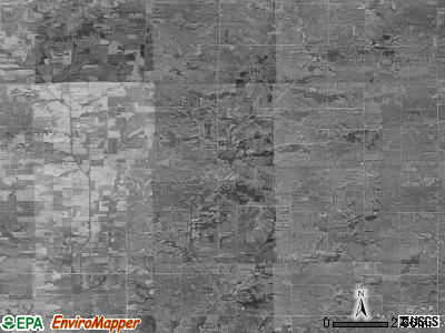 Zip code 50845 satellite photo by USGS