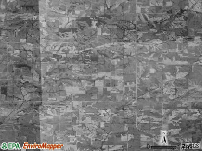 Zip code 50848 satellite photo by USGS