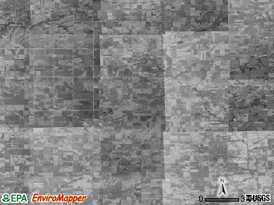 Zip code 50851 satellite photo by USGS