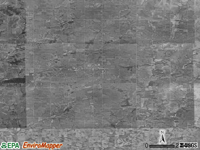 Zip code 50854 satellite photo by USGS