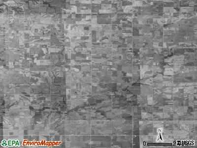Zip code 50859 satellite photo by USGS
