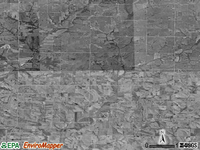 Zip code 50860 satellite photo by USGS