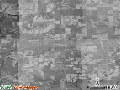 Zip code 50862 satellite photo by USGS