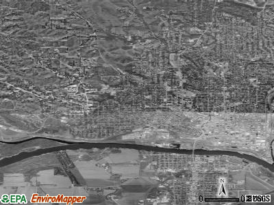 Zip code 51103 satellite photo by USGS