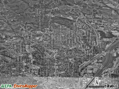 Zip code 51104 satellite photo by USGS