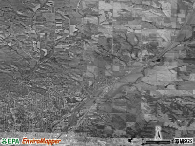 Zip code 51108 satellite photo by USGS